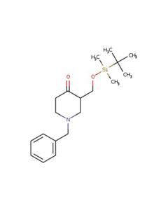 Astatech 3-[[[(1,1-DIMETHYLETHYL)DIMETHYLSILYL]OXY]METHYL]-1-(PHENYLMETHYL)-4-PIPERIDINONE; 1G; Purity 95%; MDL-MFCD09065031